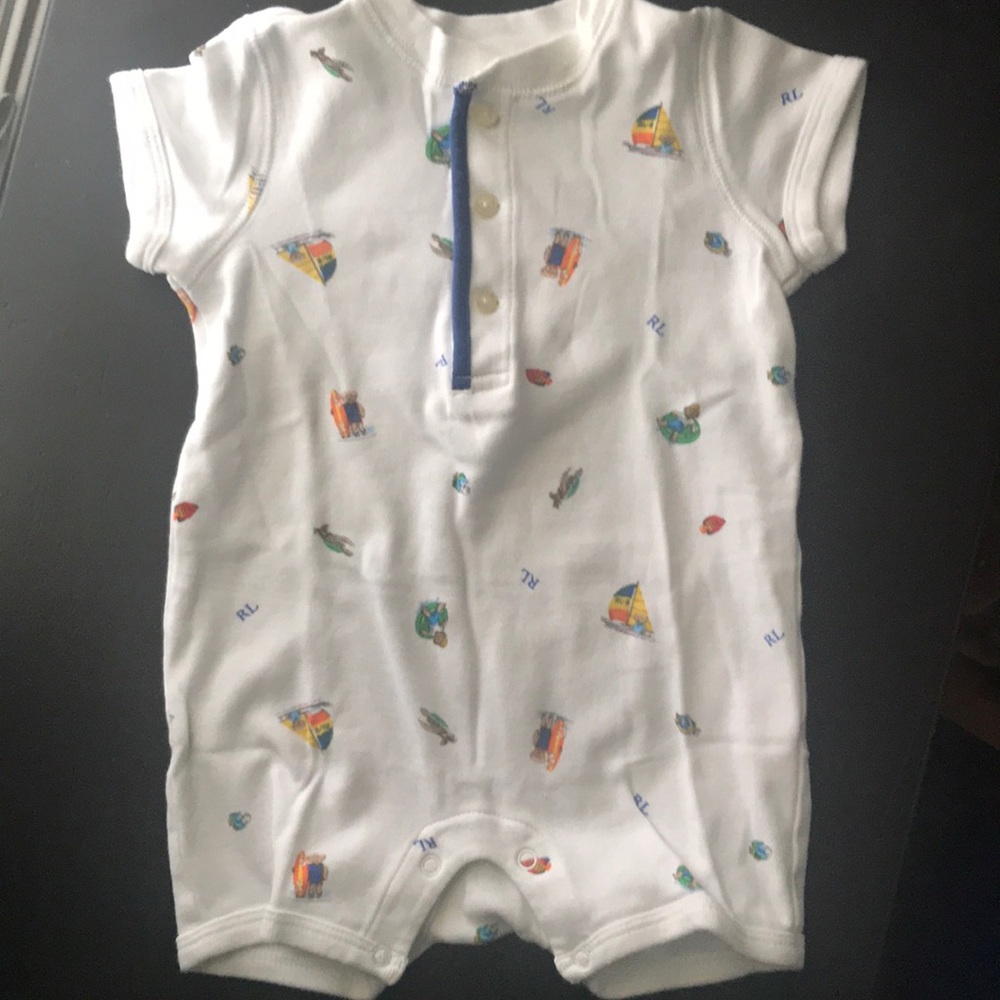 Ralph Lauren Boys Romper 💙